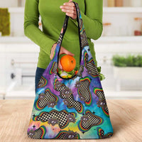 Hippie Grocery Bag Psychedelic Third Eye Art - Wonder Print Shop