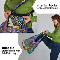 Hippie Grocery Bag Psychedelic Third Eye Art - Wonder Print Shop