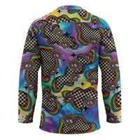 Hippie Hockey Jersey Psychedelic Third Eye Art - Wonder Print Shop