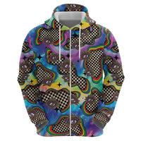 Hippie Hoodie Psychedelic Third Eye Art - Wonder Print Shop