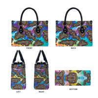 Hippie Leather Bag Psychedelic Third Eye Art - Wonder Print Shop
