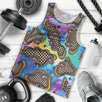 Hippie Men Tank Top Psychedelic Third Eye Art - Wonder Print Shop