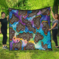 Hippie Quilt Psychedelic Third Eye Art - Wonder Print Shop