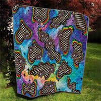 Hippie Quilt Psychedelic Third Eye Art - Wonder Print Shop