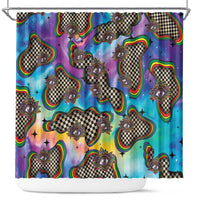 Hippie Shower Curtain Psychedelic Third Eye Art - Wonder Print Shop