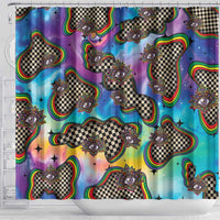 Hippie Shower Curtain Psychedelic Third Eye Art - Wonder Print Shop