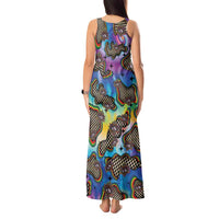 Hippie Tank Maxi Dress Psychedelic Third Eye Art - Wonder Print Shop