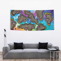 Hippie Tapestry Psychedelic Third Eye Art - Wonder Print Shop