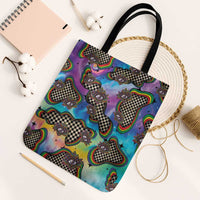 Hippie Tote Bag Psychedelic Third Eye Art - Wonder Print Shop