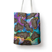 Hippie Tote Bag Psychedelic Third Eye Art - Wonder Print Shop