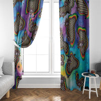 Hippie Window Curtain Psychedelic Third Eye Art - Wonder Print Shop