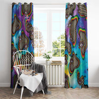 Hippie Window Curtain Psychedelic Third Eye Art - Wonder Print Shop