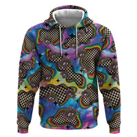 Hippie Zip Hoodie Psychedelic Third Eye Art - Wonder Print Shop