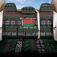 Belarus Christmas Back Car Seat Cover Flag With Belarusian Patterns - Wonder Print Shop