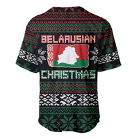 Belarus Christmas Baseball Jersey Flag With Belarusian Patterns - Wonder Print Shop