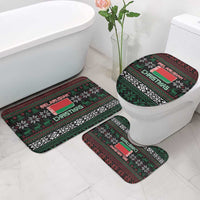 Belarus Christmas Bathroom Set Flag With Belarusian Patterns - Wonder Print Shop