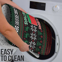 Belarus Christmas Bathroom Set Flag With Belarusian Patterns - Wonder Print Shop