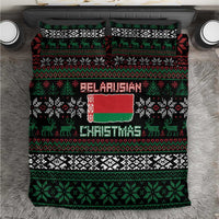Belarus Christmas Bedding Set Flag With Belarusian Patterns - Wonder Print Shop