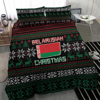 Belarus Christmas Bedding Set Flag With Belarusian Patterns - Wonder Print Shop