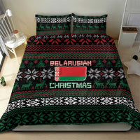 Belarus Christmas Bedding Set Flag With Belarusian Patterns - Wonder Print Shop