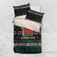 Belarus Christmas Bedding Set Flag With Belarusian Patterns - Wonder Print Shop