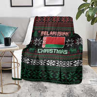 Belarus Christmas Blanket Flag With Belarusian Patterns - Wonder Print Shop
