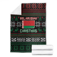 Belarus Christmas Blanket Flag With Belarusian Patterns - Wonder Print Shop