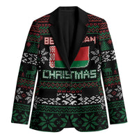Belarus Christmas Blazer Flag With Belarusian Patterns - Wonder Print Shop