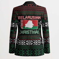 Belarus Christmas Blazer Flag With Belarusian Patterns - Wonder Print Shop