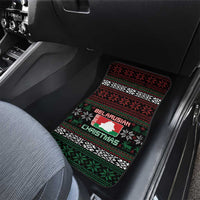 Belarus Christmas Car Mats Flag With Belarusian Patterns - Wonder Print Shop