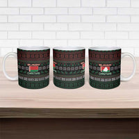 Belarus Christmas Ceramic Mug Flag With Belarusian Patterns - Wonder Print Shop