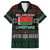 Belarus Christmas Family Matching Off The Shoulder Long Sleeve Dress and Hawaiian Shirt Flag With Belarusian Patterns - Wonder Print Shop