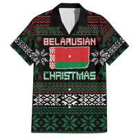 Belarus Christmas Family Matching Off Shoulder Maxi Dress and Hawaiian Shirt Flag With Belarusian Patterns - Wonder Print Shop