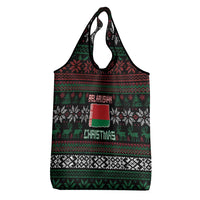 Belarus Christmas Grocery Bag Flag With Belarusian Patterns - Wonder Print Shop
