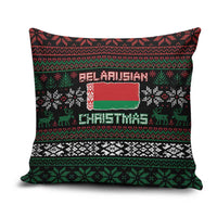 Belarus Christmas Pillow Cover Flag With Belarusian Patterns - Wonder Print Shop