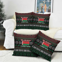Belarus Christmas Pillow Cover Flag With Belarusian Patterns - Wonder Print Shop