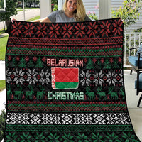 Belarus Christmas Quilt Flag With Belarusian Patterns - Wonder Print Shop