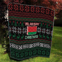 Belarus Christmas Quilt Flag With Belarusian Patterns - Wonder Print Shop