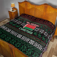 Belarus Christmas Quilt Flag With Belarusian Patterns - Wonder Print Shop