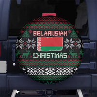 Belarus Christmas Spare Tire Cover Flag With Belarusian Patterns - Wonder Print Shop