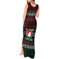Belarus Christmas Tank Maxi Dress Flag With Belarusian Patterns - Wonder Print Shop