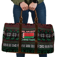Belarus Christmas Travel Bag Flag With Belarusian Patterns - Wonder Print Shop