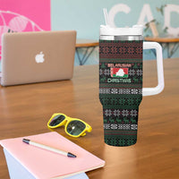 Belarus Christmas Tumbler With Handle Flag With Belarusian Patterns - Wonder Print Shop