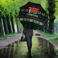 Belarus Christmas Umbrella Flag With Belarusian Patterns - Wonder Print Shop