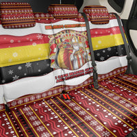 Belgium Back Car Seat Cover Saint Nicholas With Patterns Xmas - Wonder Print Shop