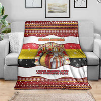 Belgium Blanket Saint Nicholas With Patterns Xmas - Wonder Print Shop
