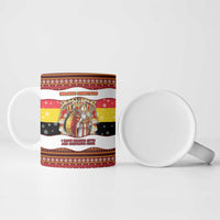 Personalized Belgium Ceramic Mug Saint Nicholas With Patterns Xmas - Wonder Print Shop