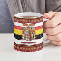 Personalized Belgium Ceramic Mug Saint Nicholas With Patterns Xmas - Wonder Print Shop