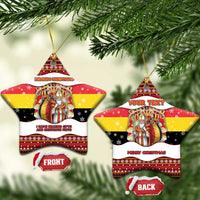 Personalized Belgium Ceramic Ornament Saint Nicholas With Patterns Xmas - Wonder Print Shop