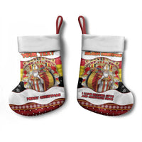 Personalized Belgium Christmas Stocking Saint Nicholas With Patterns Xmas - Wonder Print Shop